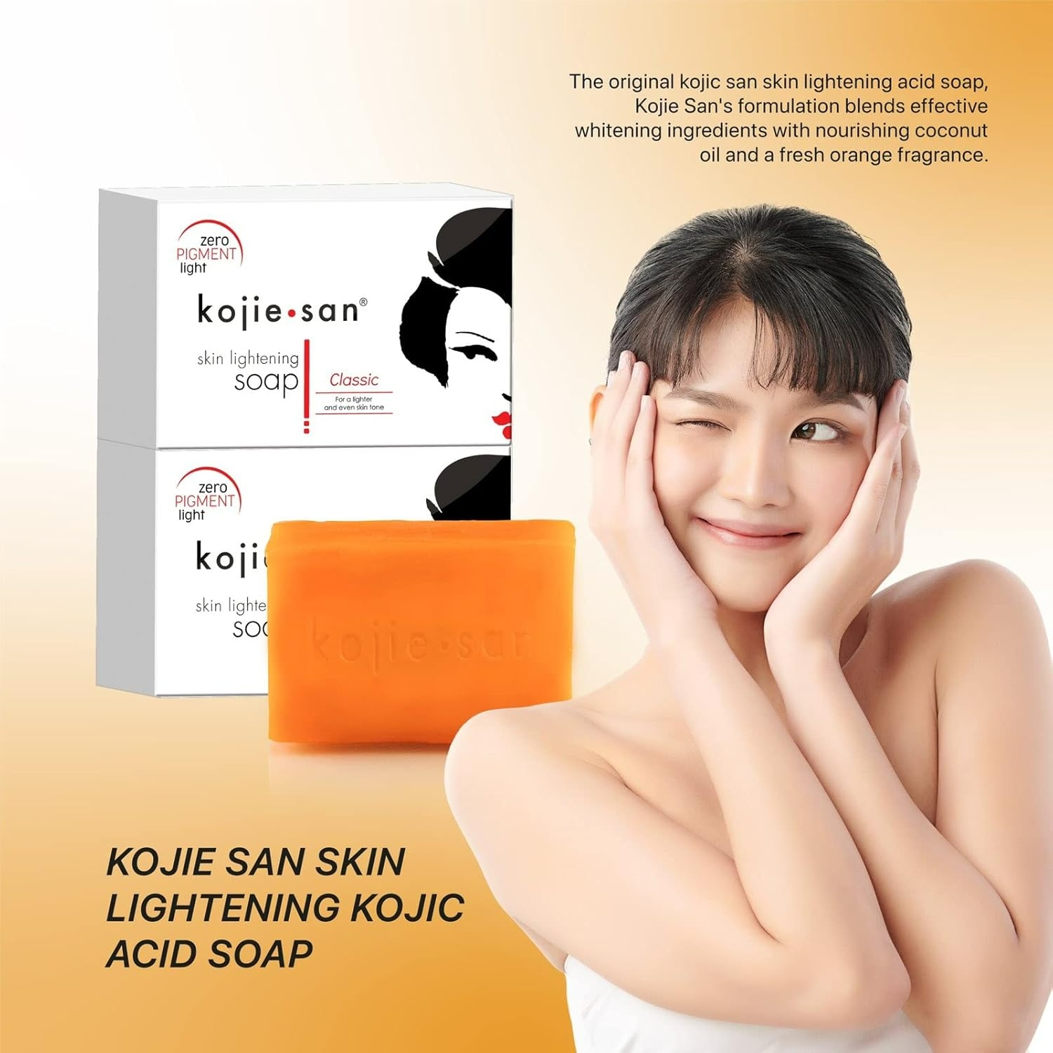 Kojie San Skin and Body Soap ├ó┬Ç┬ô Original Kojic Acid, Dark Spot Remover Soap Bar with Coconut & Tea Tree Oil ├ó┬Ç┬ô 1