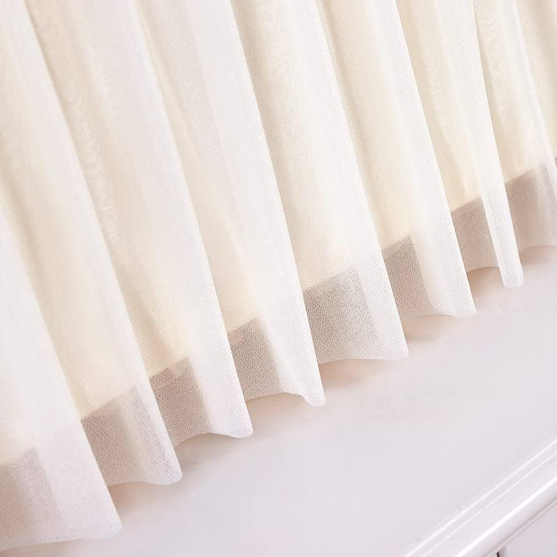 Indoor TV Cover White, Dust and Decorative TV Covers Lace, Flat Screen Protector, Exquisite Living Room Decorations, LCD