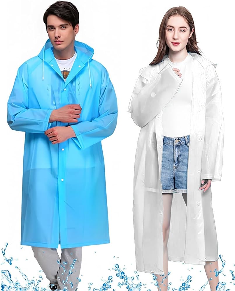 EVA High Quality Reusable Adult Rain Coat