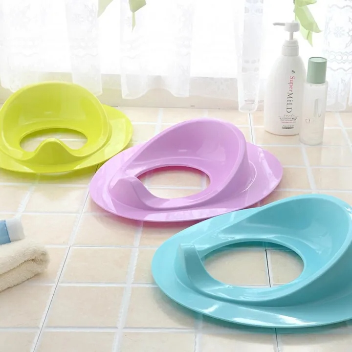 Children Potty Safe Seat Cover, Plastic Independent Toilet Training Ring