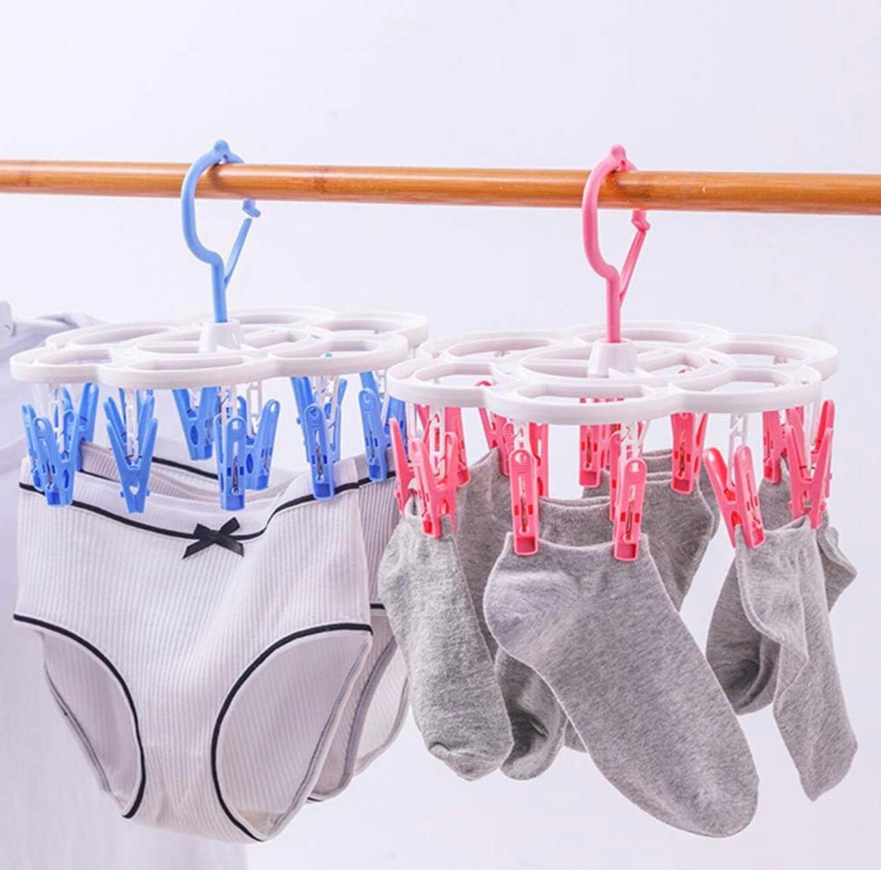 Plastic Clothespin Rack