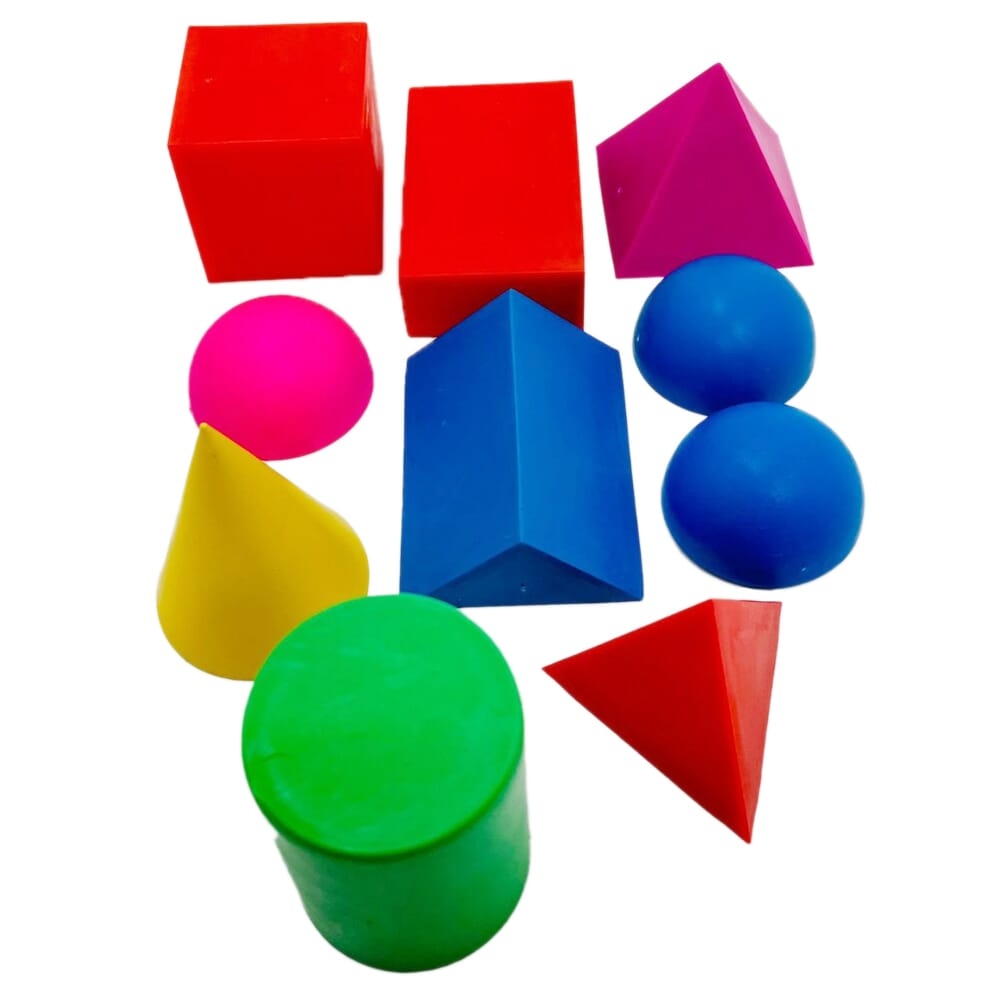 3D Shapes 9pcs