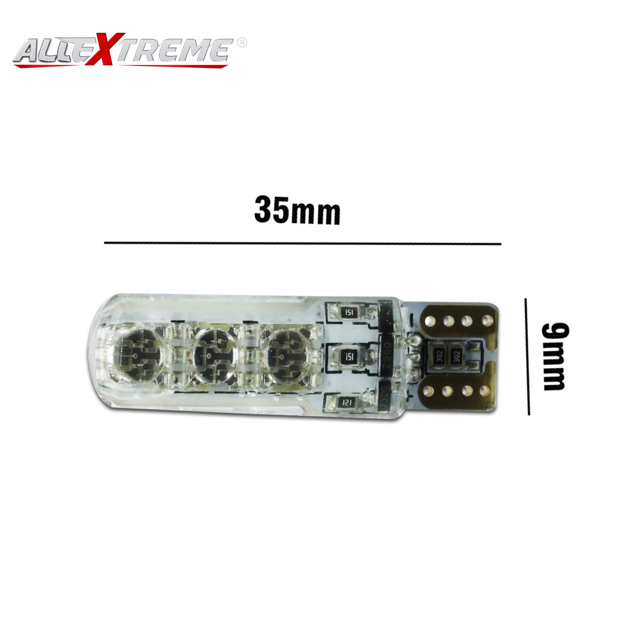 RGB Car Interior Parking Bulb 6SMD Multicolour Light with Wireless Remote Control Ideal for Car Decoration (3W, RGB, 2 PCS)