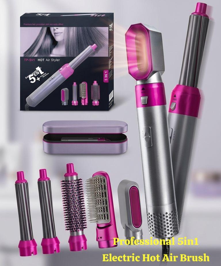Professional 5in1 Electric Hot Air Brush
