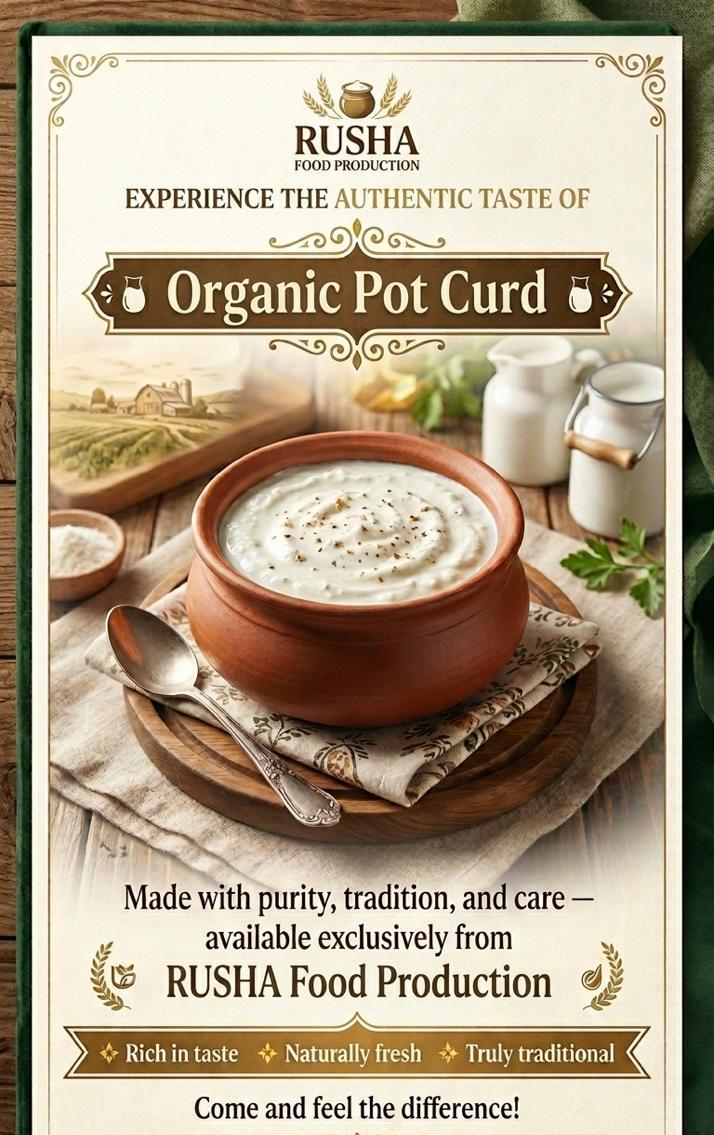 Organic Pot Curd 750ml