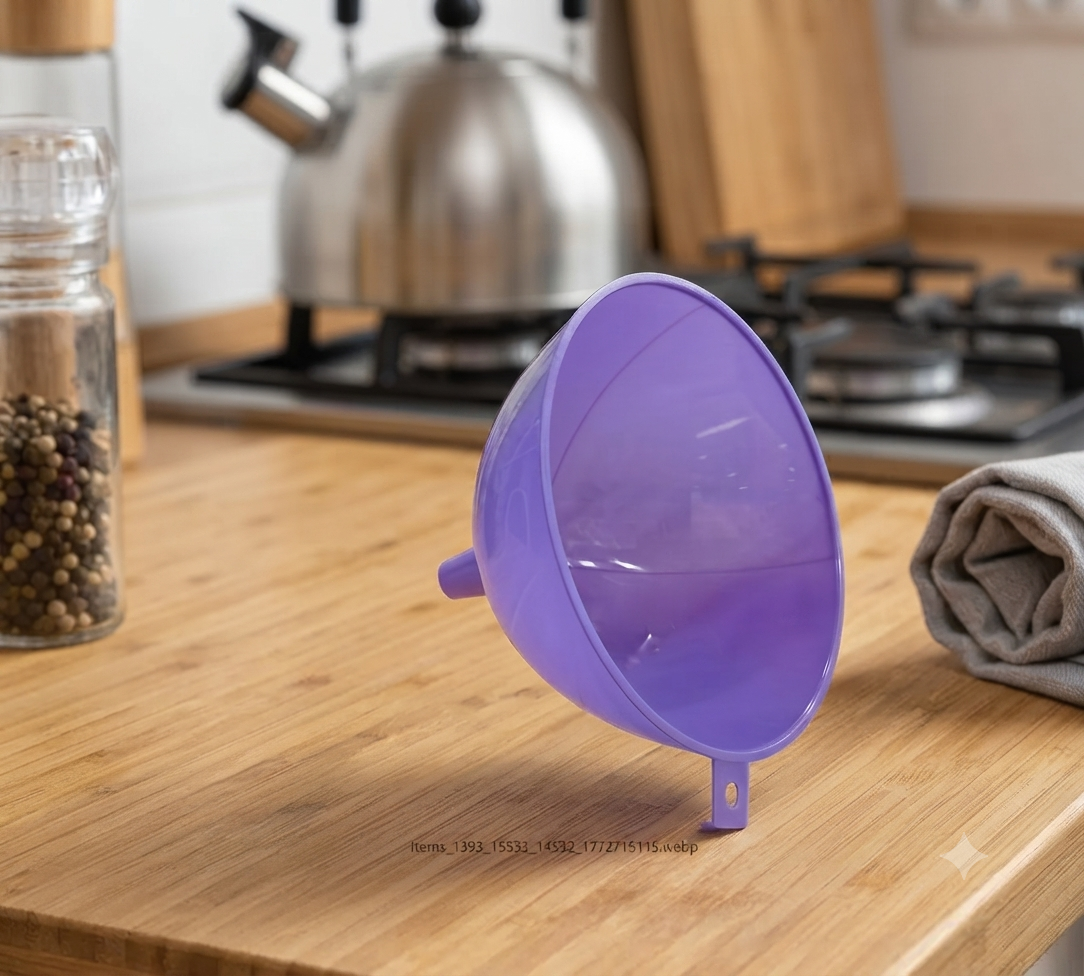 15cm Funnel with a convenient hanging tab