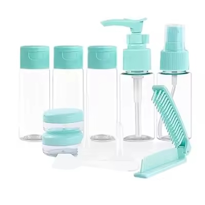 10 Pcs Travel Size Bottle set with storage bag