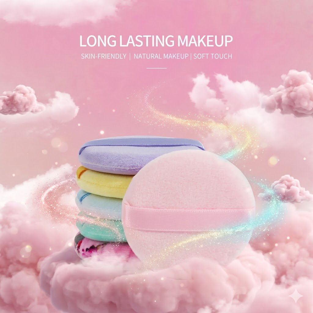 3 Pcs Makeup Puff Set