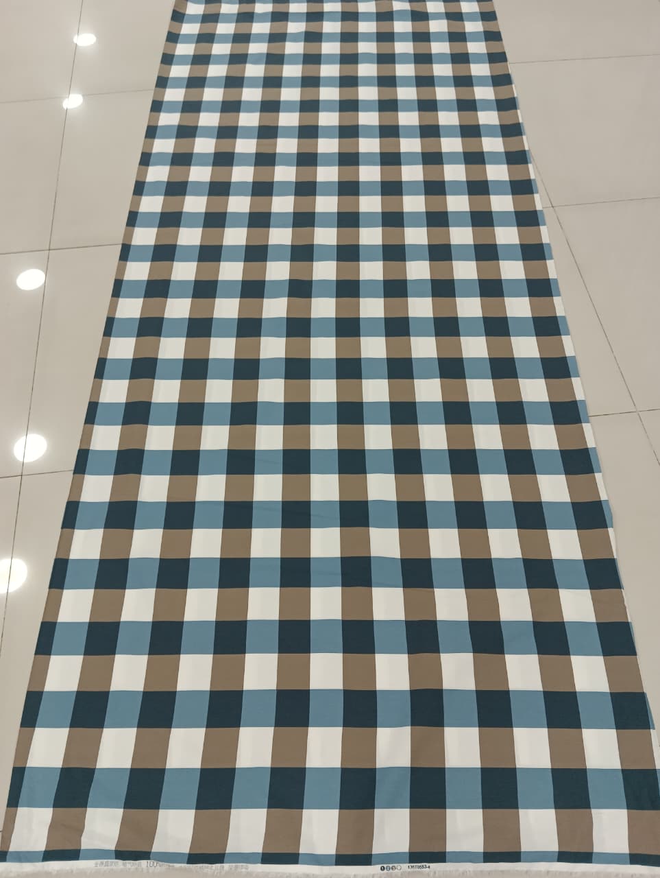 Classic Multi-Color Checkered Fabric