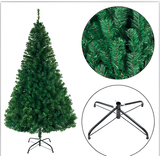 5-Foot Artificial Green Christmas Tree ├ó┬Ç┬ô Triple Bush