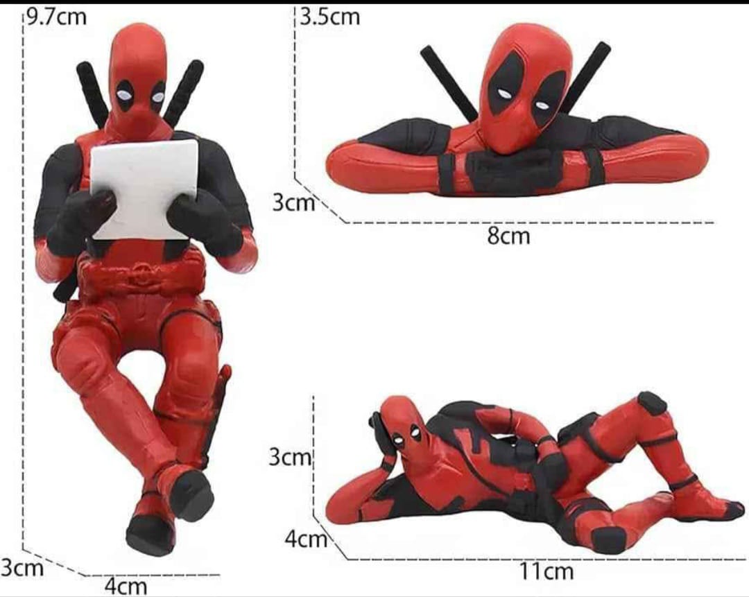 3pcs deadpool decoration toy