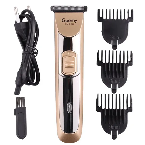 Geemy GM-6028 Rechargeable Hair & Beard Trimmer ΓÇô Compact & Powerful Grooming