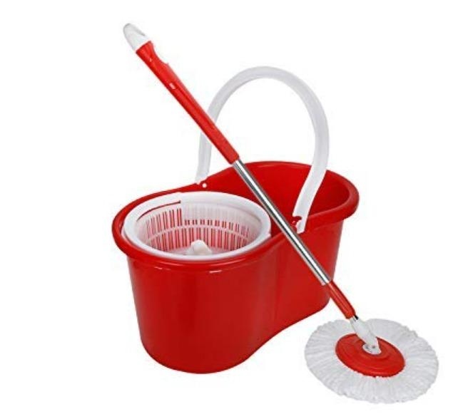Eight Rotating Mop 360 Degree Household Magic Spin bucket Set Wheels tornado spinner Rolling Microfiber Smart Cleaning tool Floors Windows Home Kitche