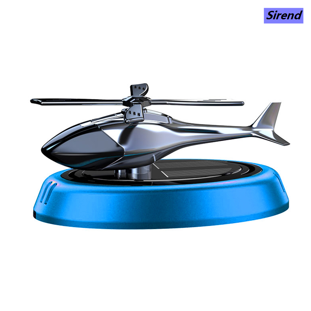 Solar Powered Helicopter Car Air Freshener