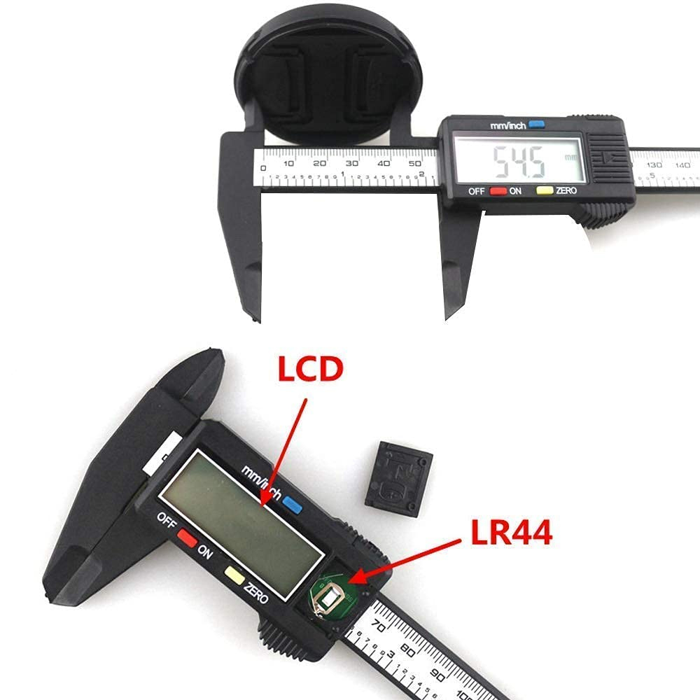 6 Inch Digital Vernier Caliper with Digital LCD Screen | Electric Vernier Caliper Gauge for All Accurate Industrial and 