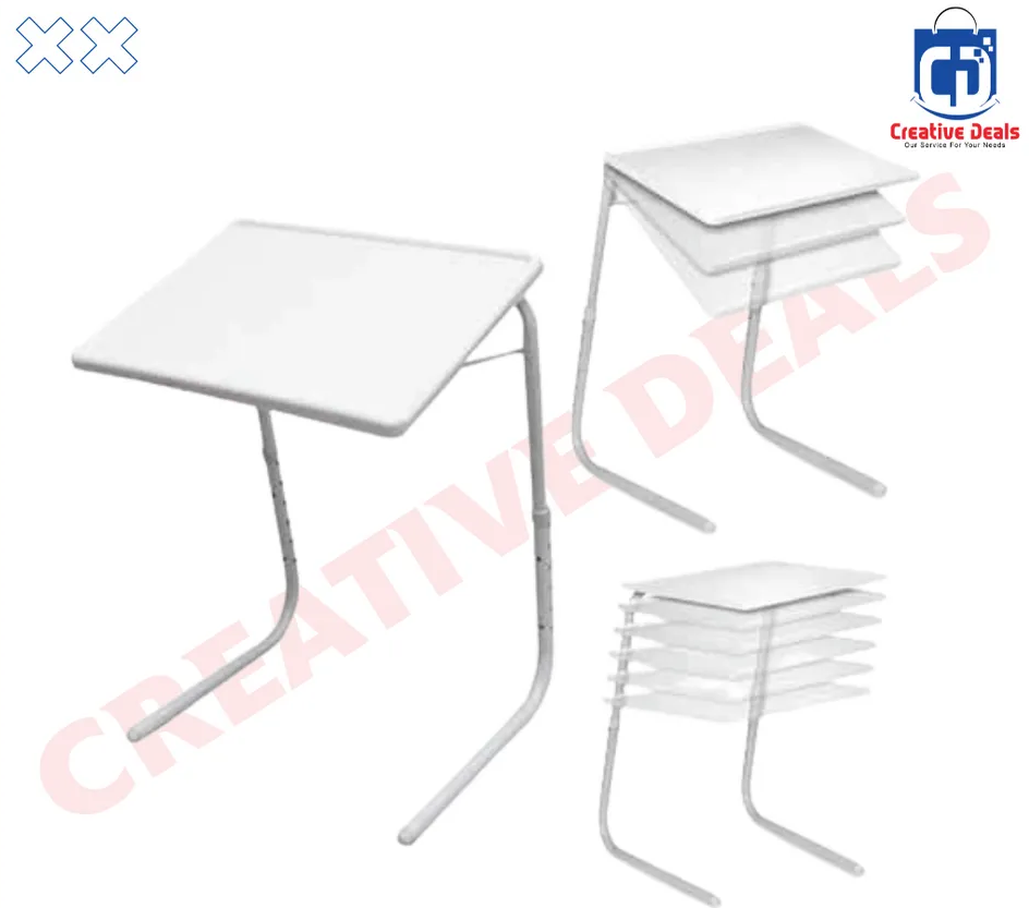 Table Mate 2 ├ó┬Ç┬ô Adjustable & Foldable Portable Table for Home, Laptop & Bed
