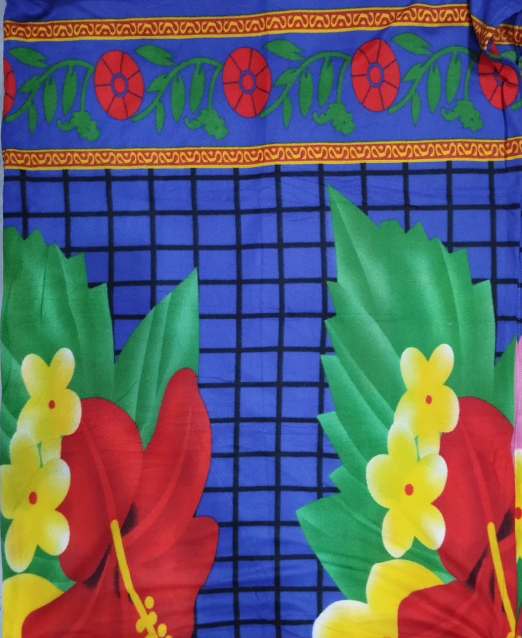 Luxury Cotton Bedsheet with Beautiful Flower Design