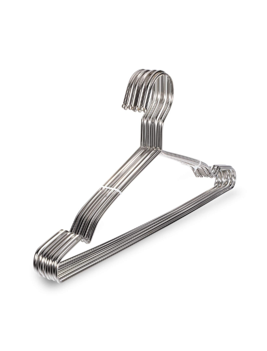Dress Hangers - Stainless steel dress hangers ├ó┬Ç┬ô (Pack of 10 hanger) - Cloth Hangers