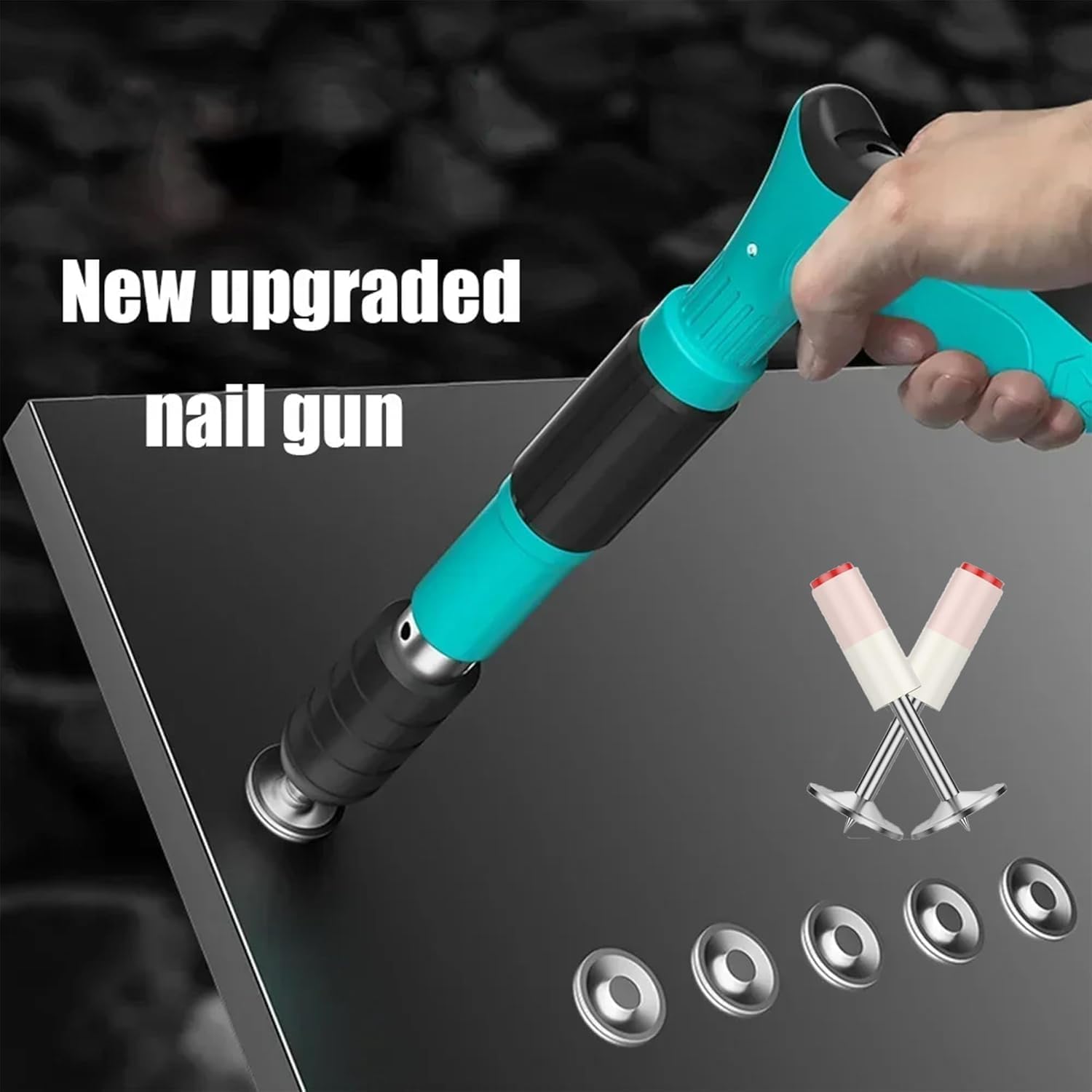 Heavy Duty Nail Gun Manual Steel Nailing Tool for Wood & Wall Fixing
