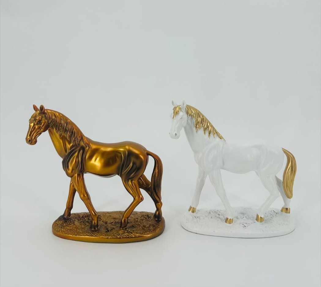 small modern-style horse figurines