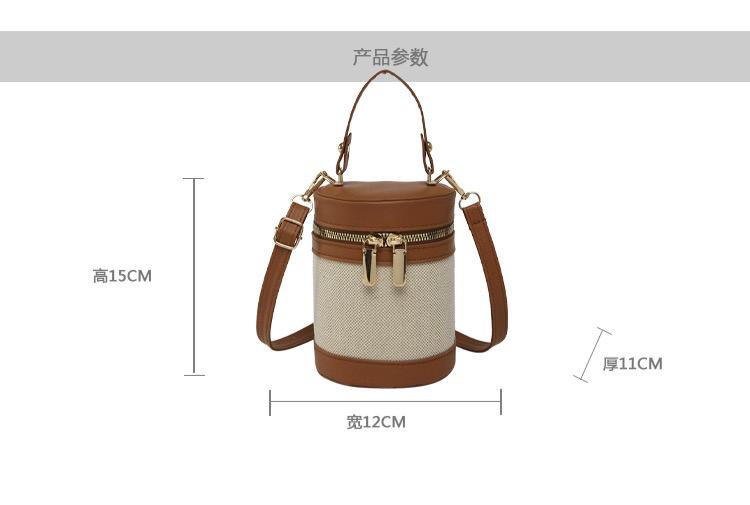 Trendy Cylinder Crossbody Bag for Women