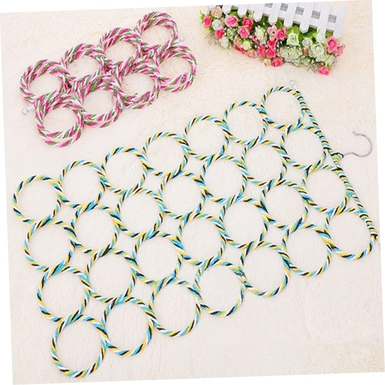 Scarf Hanger Belt Hanger Black Clothes Hangers Belt Hanger Organizer Clothing Rack Clothes Organizer Storage Rack Scarf Rack Coat Hanger Multi-purpose