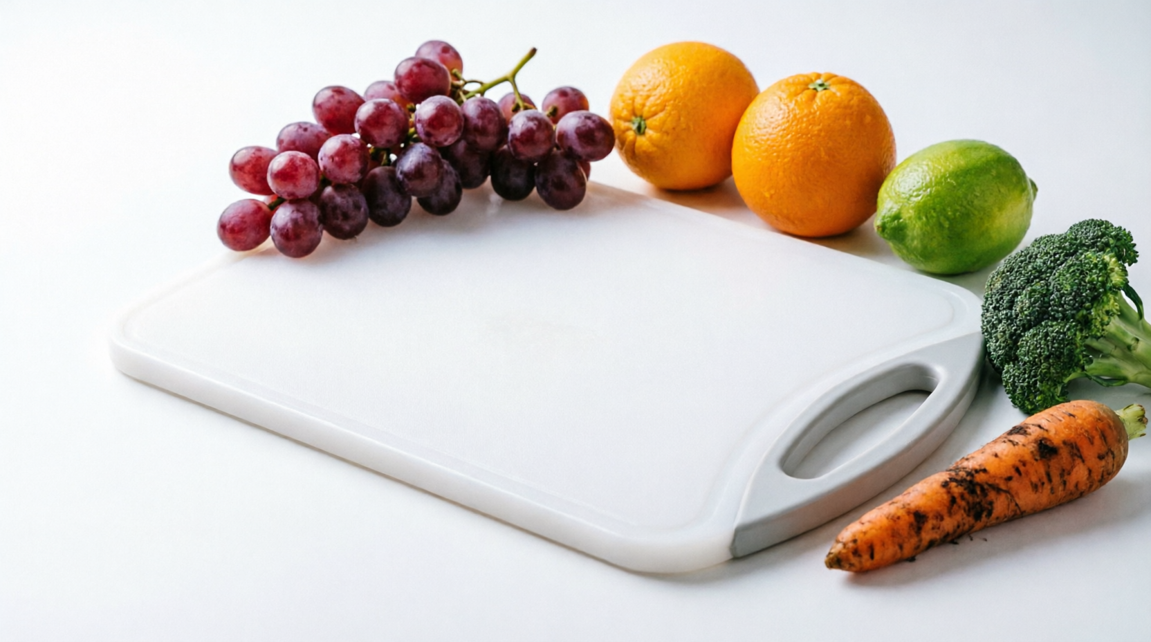 44x28 Cm White National Normal Cutting Board