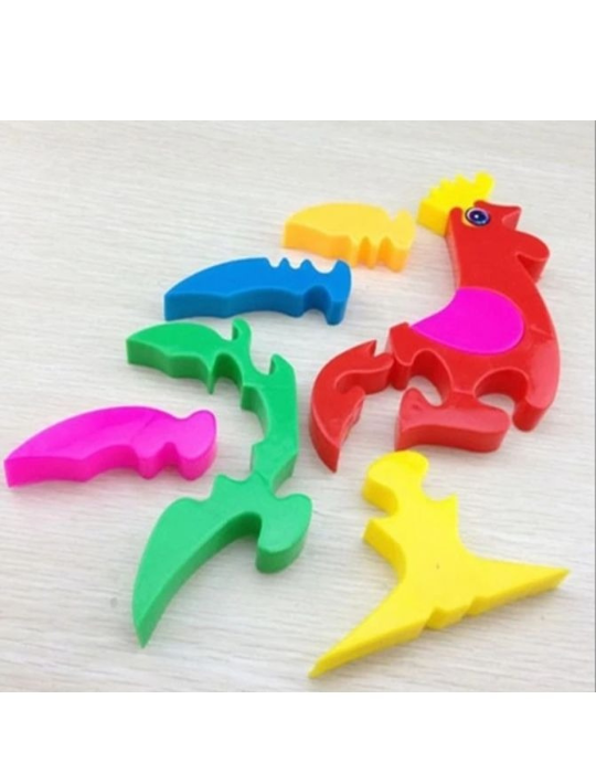children Assembled Educational s Plastic puzzle