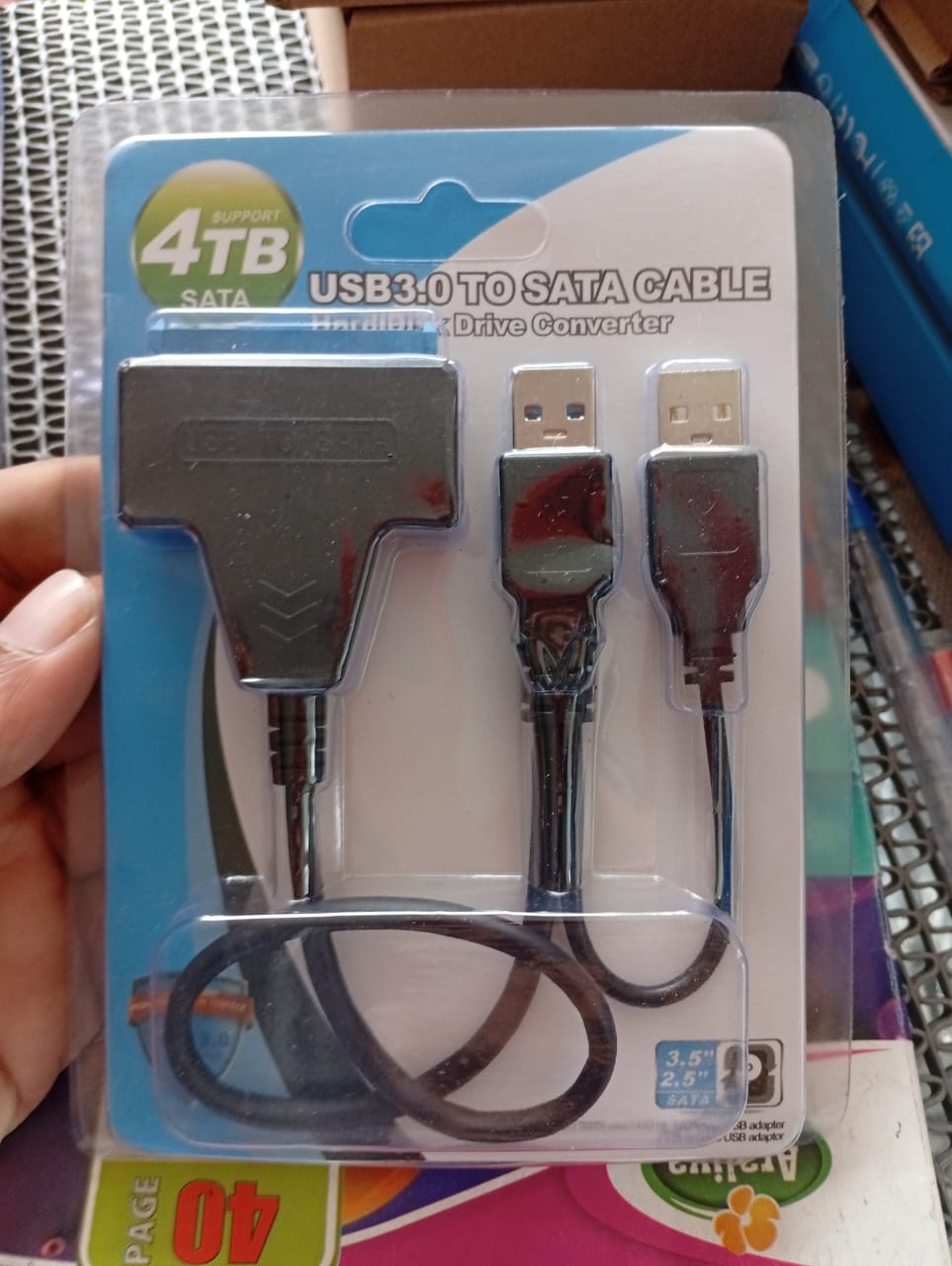 USB 3.0 to SATA Cable | Hard Drive Converter for 2.5 & 3.5 Inch HDD SSD
