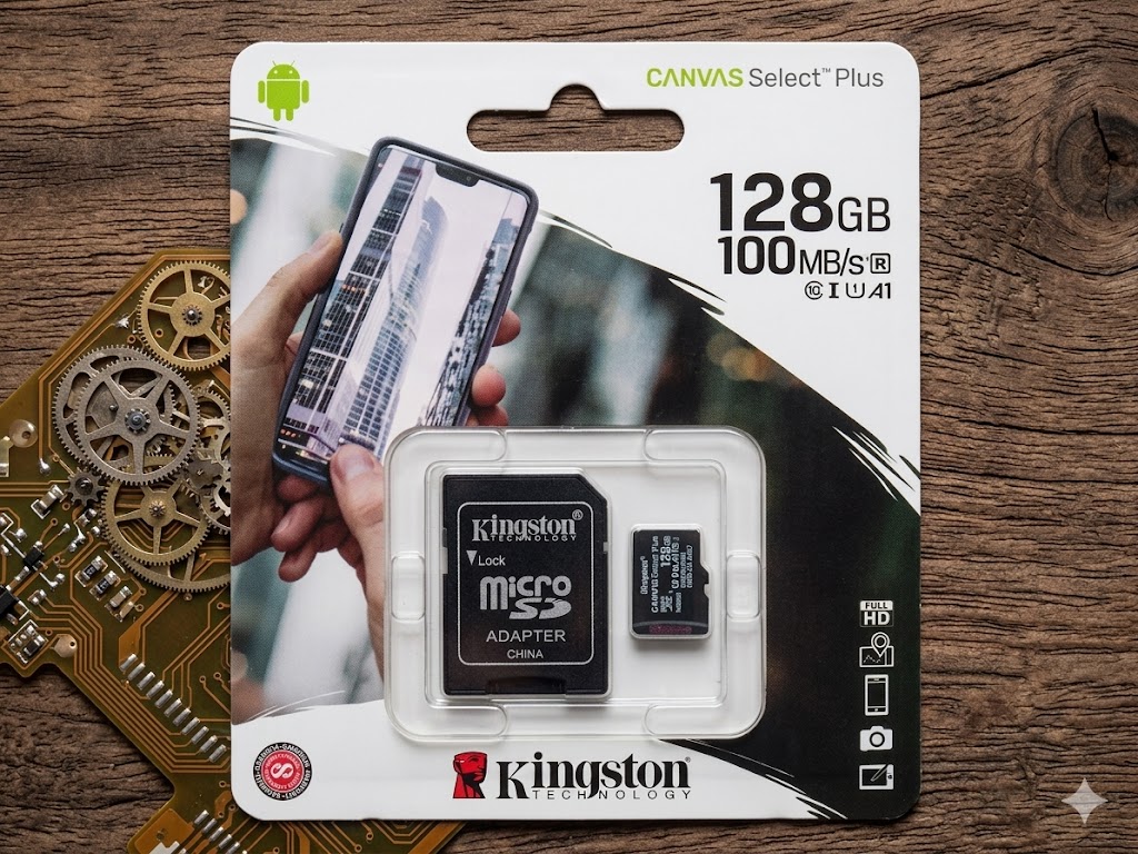 Kingston 128GB Micro SD Memory Card 100MB/s Class 10