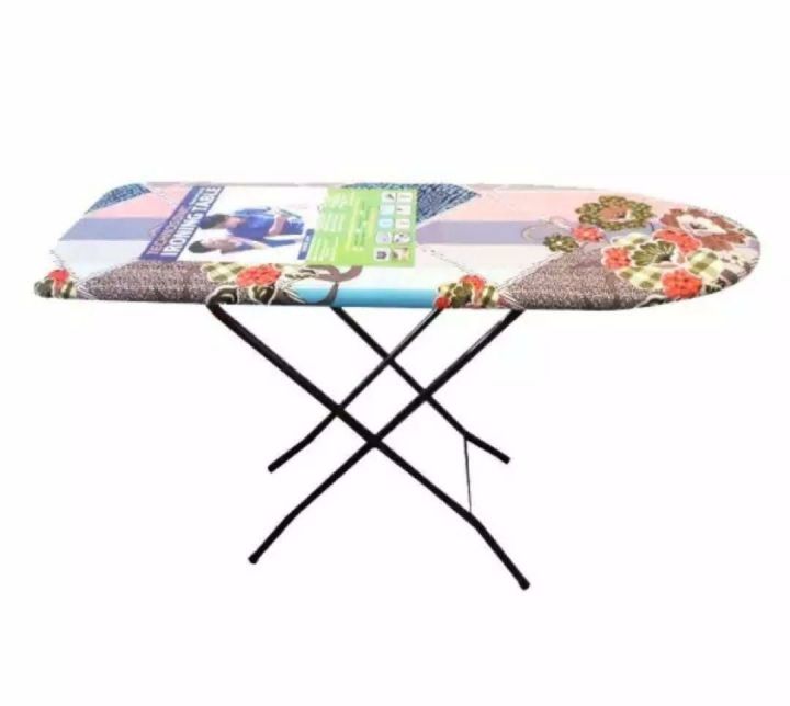 N Zone Folding Iron Table Folding and Adjustable Height Ironing Board Table, Durable Ironing Board Table