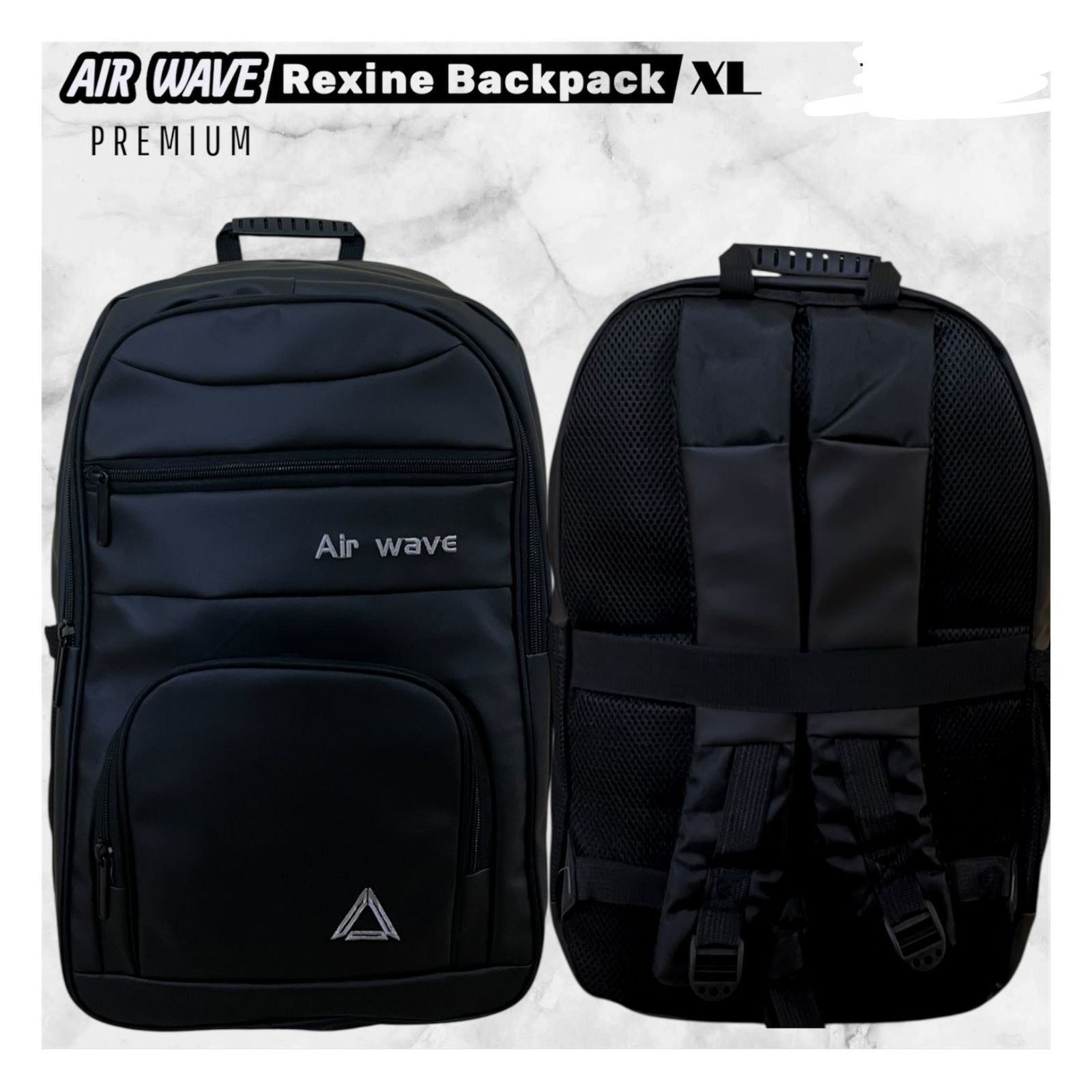 Air Wave Rexine Backpack XL premium Quality