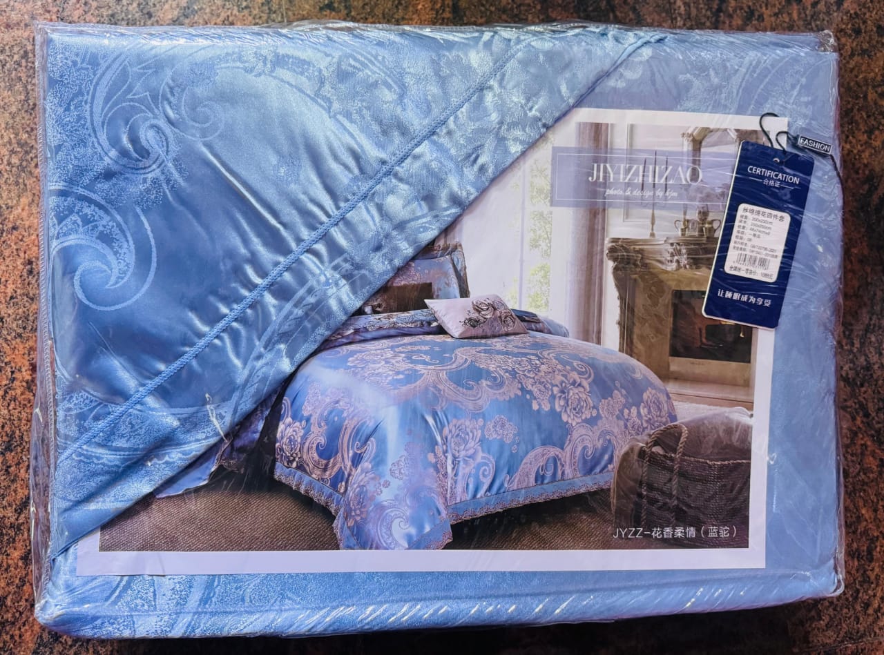 WEDDING Bedsheet ├ó┬Ç┬ô Premium Cotton Set (6├â┬ù6 Size + 2 Pillow Covers)