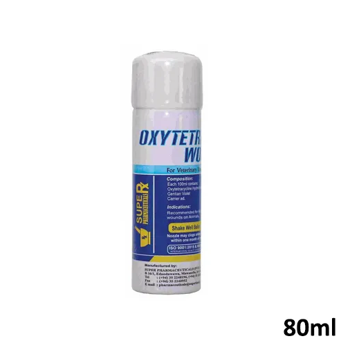 Oxytetracycline OTC Wound Spray for Pets ├ó┬Ç┬ô Effective Wound Care for Dogs, Cats & Other Animals (80ml)