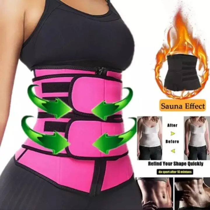 Women's Waist Trainer & Body Shaper ΓÇô Premium Slimming Sauna Belt