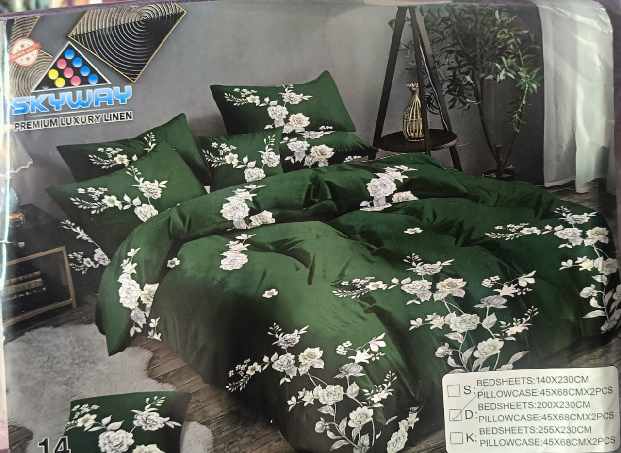 Bedsheet with Pillow Covers ├ó┬Ç┬ô Size 6├â┬ù4
