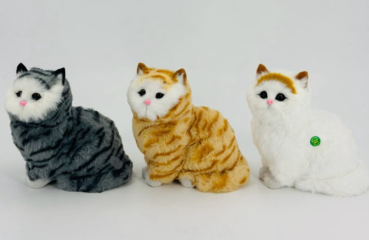 simulation plush cat toys
