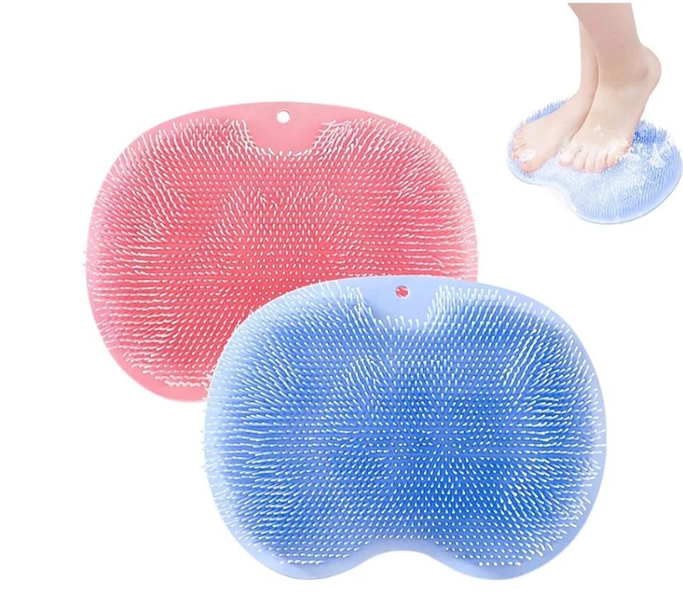 Wash Foot Bath Anti-skid Bath Mat Foot Brush Silica Gel Foot Rub Bathroom Massage Bath Dead Skin