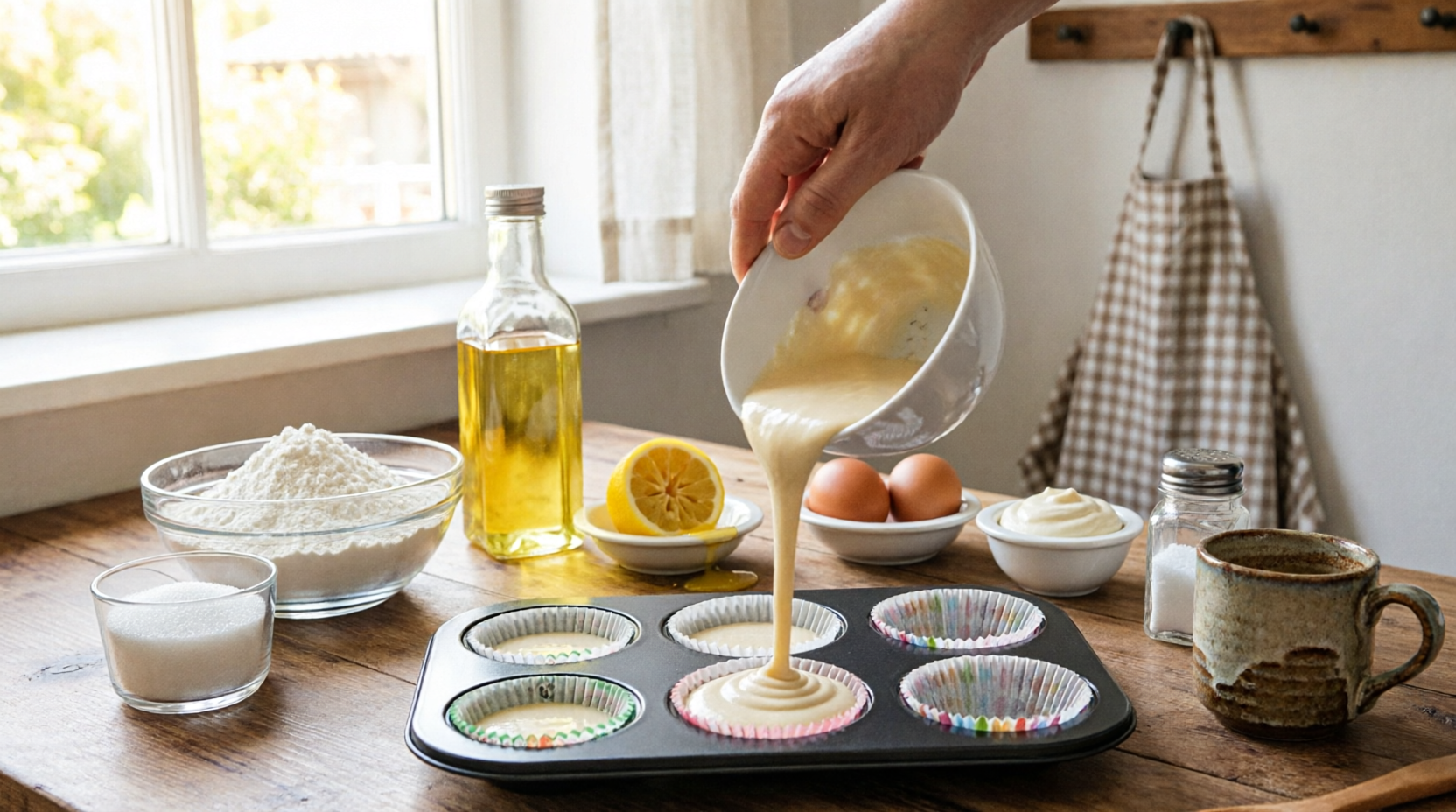 Small 6 spaces Moffin Tray