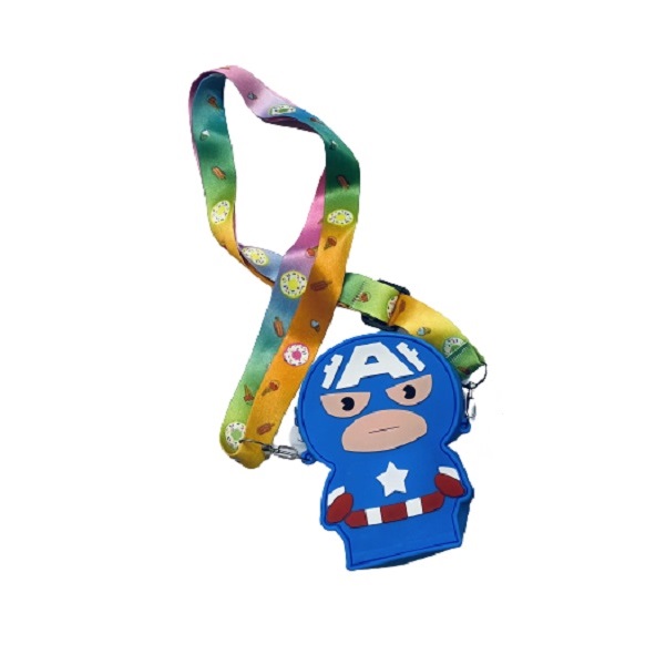 Kids Sling Crossfit Pop It Fidget Shoulder Bag (Captain America)