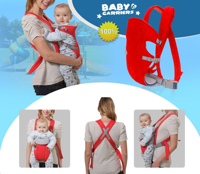 Baby Carrier Adjustable Breathable Newborn Carrier ΓÇô Lightweight Soft Babywearing Travel Friendly