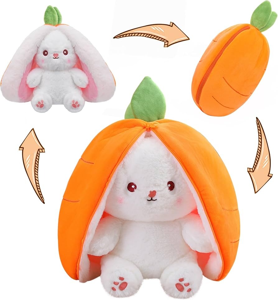 Cute Breathing Bunny Plush Toy