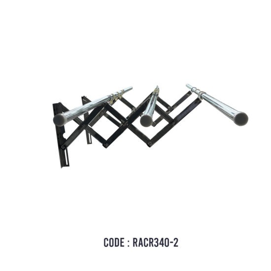 SS RETRACTABLE CLOTH DRYING RACKS W/POLE 340-2