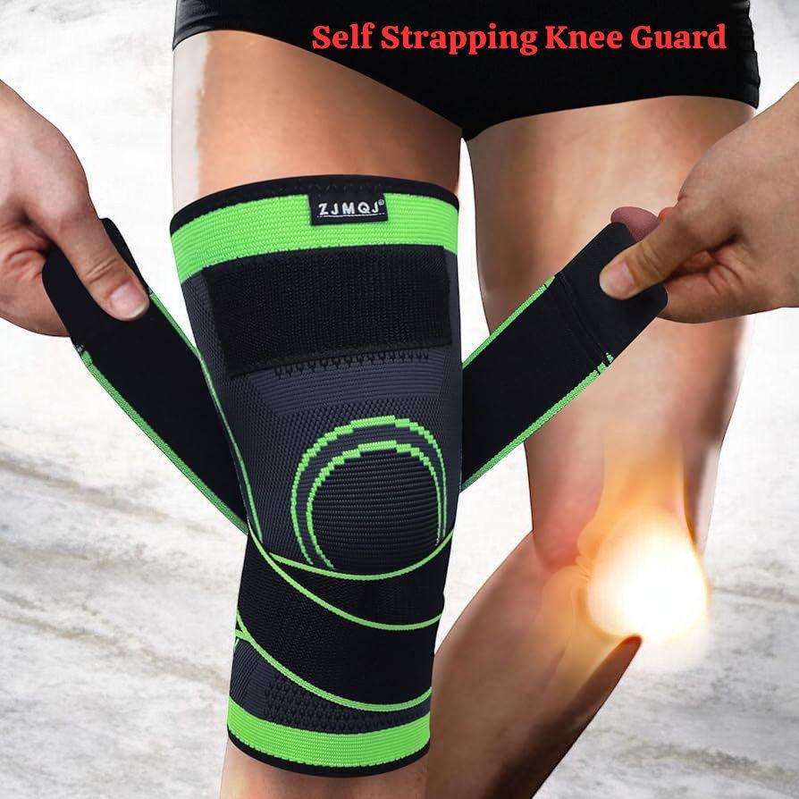 Self Strapping Knee Guard
