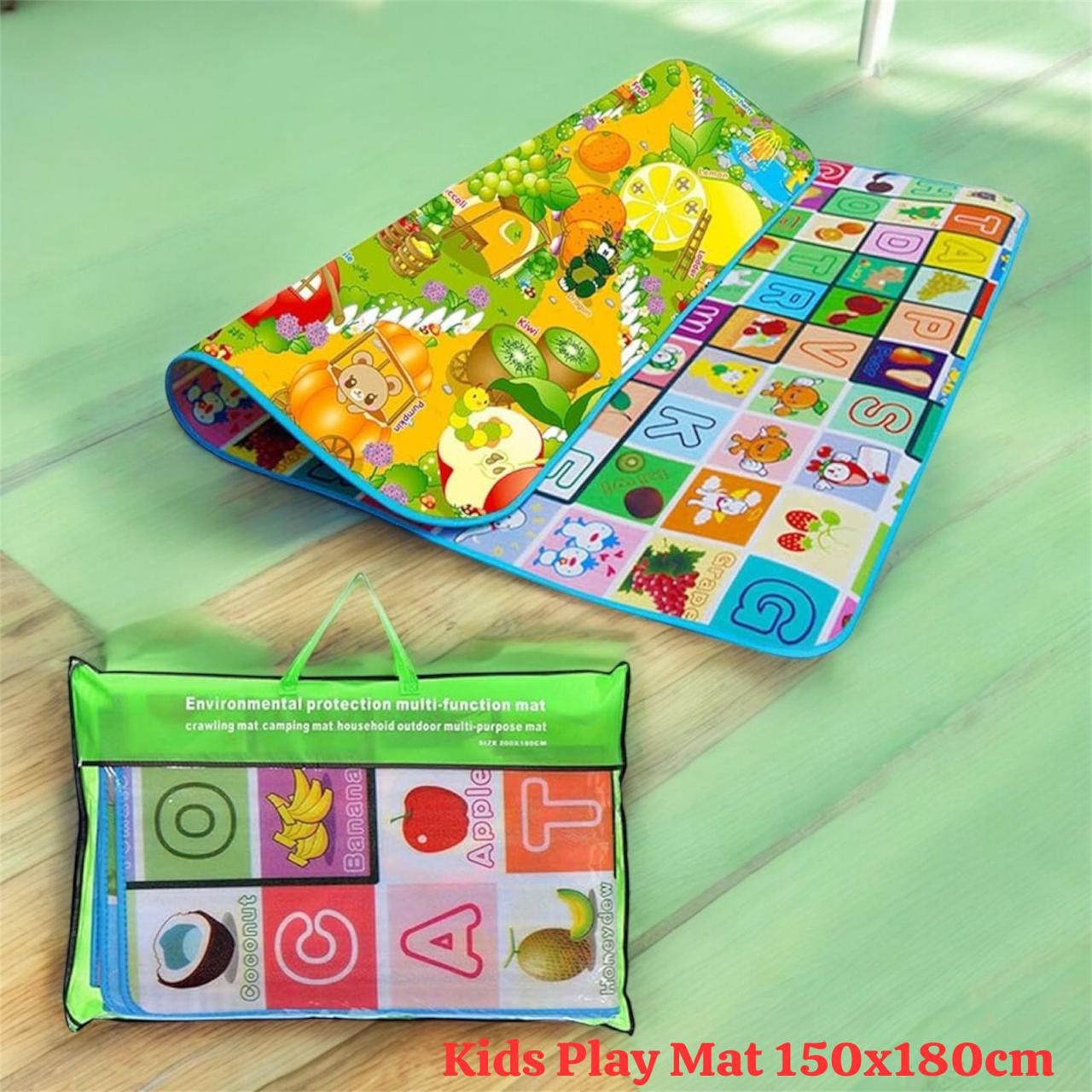 150x180cm double-sided, educational foam play mat