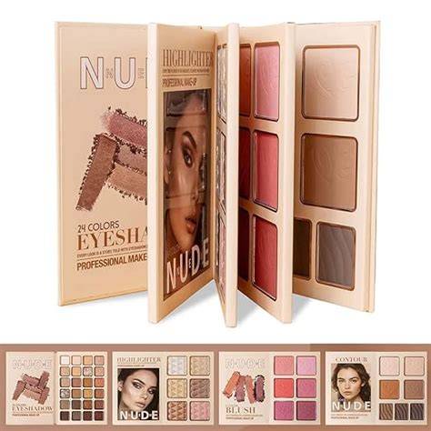 High Quality Nude Makeup Book ΓÇô 4 Pages Makeup Palette Set