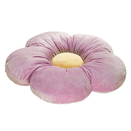 Peach Cuddle Flower Shaped Floor Cushion for Kids Room, Living Room, Bedroom, Luxury Kids Furnishing, Throw Pillow, Deco