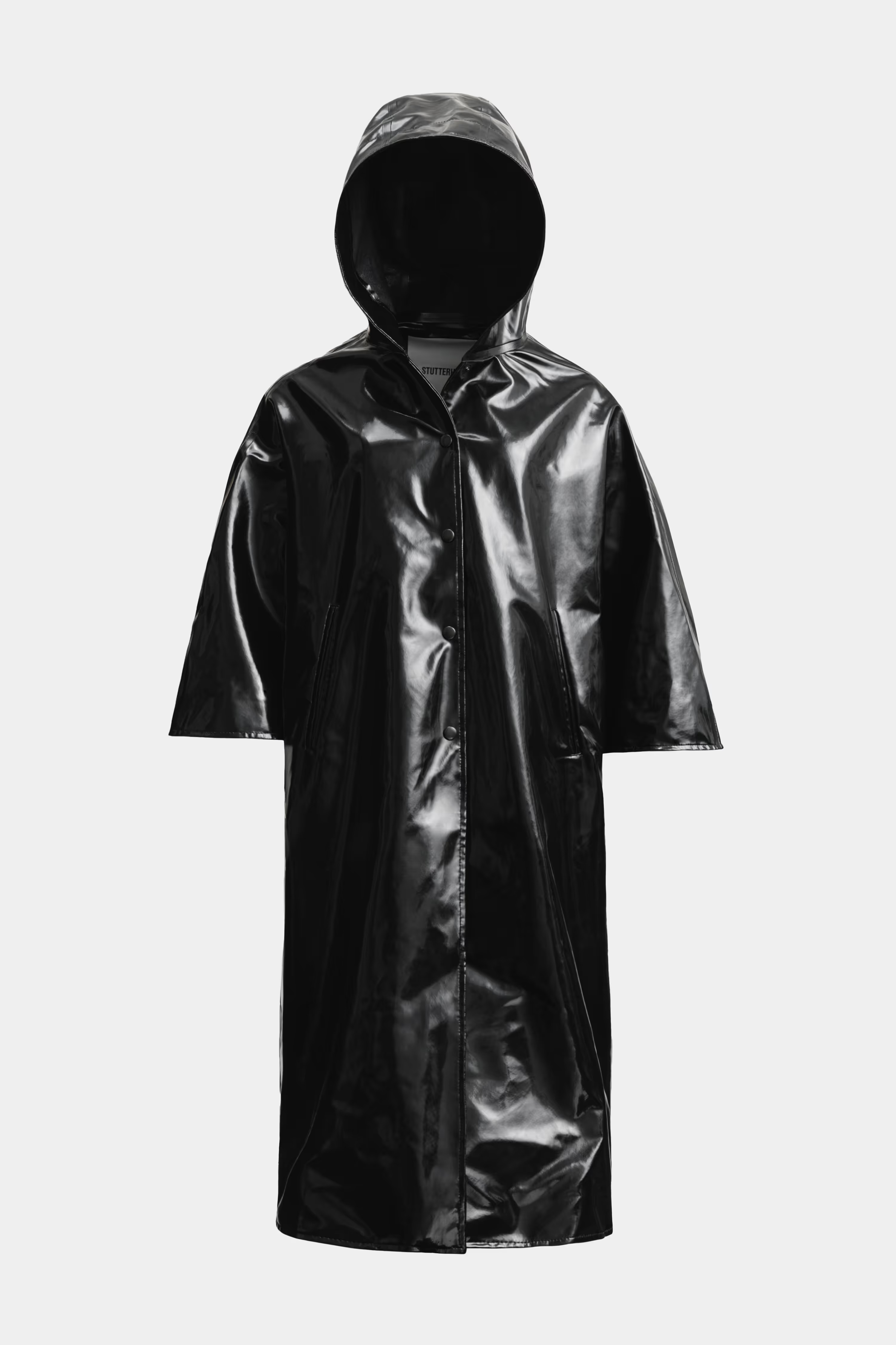 Human Black Rain Coat