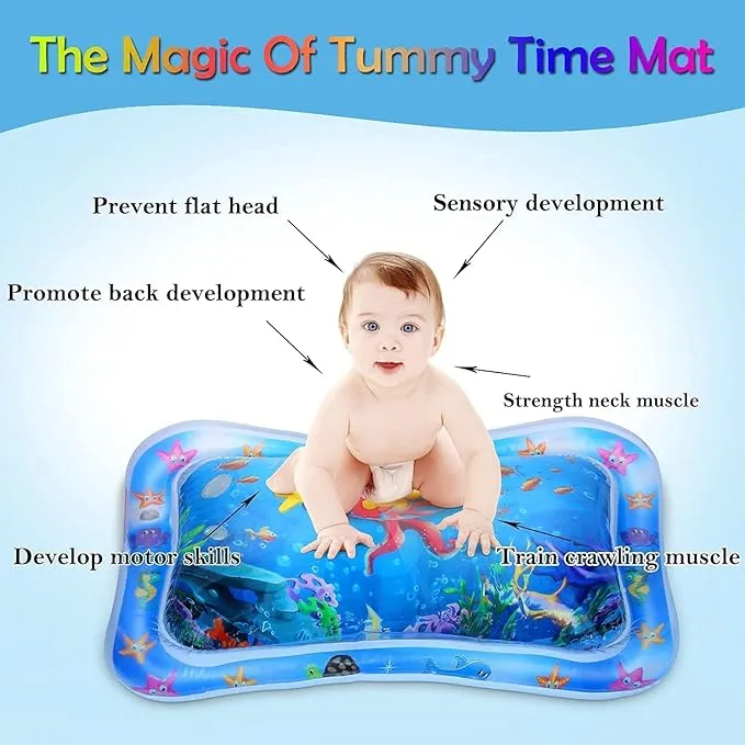 Baby Inflatable Tummy Time Water Play Mat